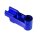 Alu CNC Tuning Distanzstück Blau Knochen hinten Nabe Halter Bremse für Simson S51 SR50 S50 KR51 Schwalbe Star Sperber Habicht Gegenhalter eloxiert