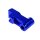 Alu CNC Tuning Distanzstück Blau Knochen hinten Nabe Halter Bremse für Simson S51 SR50 S50 KR51 Schwalbe Star Sperber Habicht Gegenhalter eloxiert