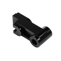 Alu CNC Tuning Distanzstück Schwarz Knochen hinten Nabe Halter Bremse für Simson S51 SR50 S50 KR51 Schwalbe Star Sperber Habicht Gegenhalter eloxiert