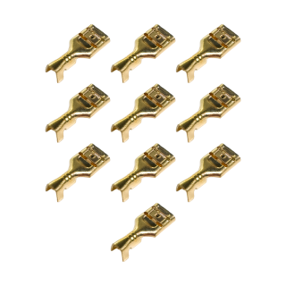 10 x Kabelschuhe 6,3mm für Simson KR51 Schwalbe S51 S50 Star MZ ETZ TS ES ETS 125 150 250 251 Kabelbaum Kabel 0,75-1,50