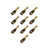 10 x Kabelschuhe 6,3mm "male" für Simson...