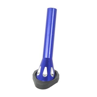 Ersatz Fuß Seitenständer blau eloxiert für Simson Schwalbe KR51/1 KR51/2 am Trittbrett