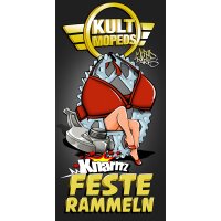 KultMopeds.de Werkstatt Teppich 3. Version "Feste...