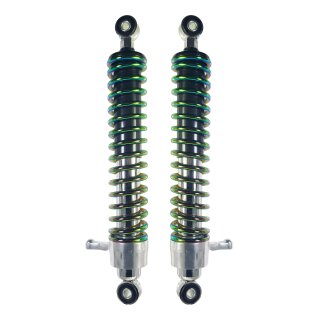 Rainbow Federbeine für Simson S51 S50 S70 Enduro Tuning Stoßdämpfer Federung hinten 360mm