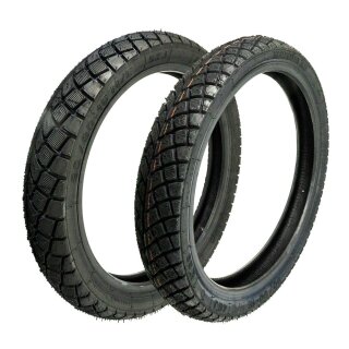 Set Heidenau Reifen K66 46J TL 80/80 16 & K66 52J TL 90/80 16 für Simson S50 S51 S53 S83 Schwalbe KR51