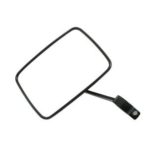 B-Ware Rückspiegel Spiegel Metall links eckig schwarz für Simson Schwalbe KR51 Star Sperber Habicht Spatz