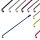1 Speiche 143,5mm mit Nippel für Simson S51 S50 S53 S70 KR51 Schwalbe Spatz Star Habicht Sperber Duo 16" Speichenrad