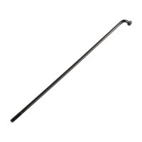 1 Speiche Edelstal schwarz 177mm mit Nippel,...