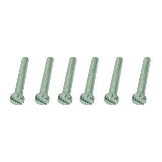 Schraubensatz Kupplungsdeckel Motor für Simson S51 SR50 KR51/2 Schwalbe S53 S70 Duo 4/2 6x 6x35 Schlitzschraube