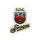 Emblem Suhl Stadtwappen für Simson SR1 SR2 AWO S51 Schwalbe Star Schriftzug Aufkleber Tank Schutzblech Kotflügel Wappen