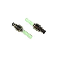 Paar Ventilkappen grün Tuning für Simson S51 S50 S70 S53 KR51 Schwalbe Star Sperber Habicht MZ ETZ TS ES 125 150 250 Ventil auch Auto Traktor LKW