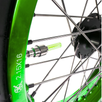 Paar Ventilkappen grün Tuning für Simson S51 S50 S70 S53 KR51 Schwalbe Star Sperber Habicht MZ ETZ TS ES 125 150 250 Ventil auch Auto Traktor LKW