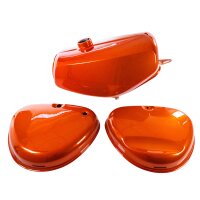Premium Lackset Tank + Seitendeckel Enduro orange...