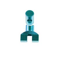 Eloxierte Tuning Verstellschraube hellblau für Simson S51 S50 KR51 Schwalbe SR50 S53 Star Sperber Habicht Stellmutter Bremse Bremsgestänge Bremsstange