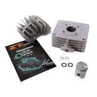 ZT50N TGL Zylinder 50ccm + Racing Fächerkopf für Simson S51 SR50 S53 SD50 KR51/2 Schwalbe Motor + Kolben & Dichtung Nikasilbeschichtet