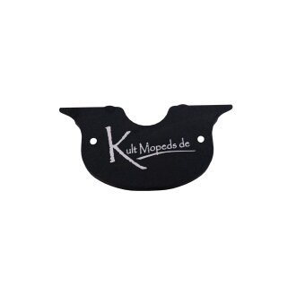3D Druck Abdeckung "KultMopeds.de" Armaturenblech Knieblech für Simson KR51 Schwalbe