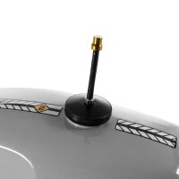 Tankdeckel 40mm schwarz mit Entlüftung gold eloxiert für Simson S51 S50 S70 S53 KR51 Schwalbe Star Sperber Habicht SR1 SR2