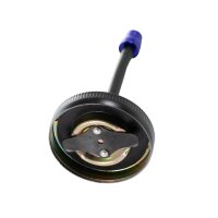 Tankdeckel 40mm schwarz mit Entlüftung blau eloxiert für Simson S51 S50 S70 S53 KR51 Schwalbe Star Sperber Habicht SR1 SR2