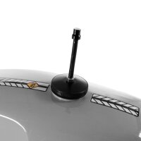 Tankdeckel 40mm schwarz mit Entlüftung schwarz eloxiert für Simson S51 S50 S70 S53 KR51 Schwalbe Star Sperber Habicht SR1 SR2