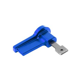 CNC Zündschlüssel blau eloxiert für Simson S51 S50 S70 Schwalbe KR51 Star Sperber Habicht Zündung Schloss für Zündschloss