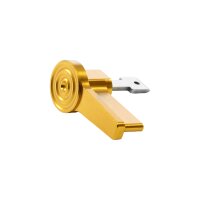 CNC Zündschlüssel gold eloxiert für Simson S51 S50 S70 Schwalbe KR51 Star Sperber Habicht Zündung Schloss für Zündschloss