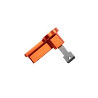 CNC Zündschlüssel orange eloxiert für Simson S51 S50 S70 Schwalbe KR51 Star Sperber Habicht Zündung Schloss für Zündschloss