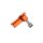 CNC Zündschlüssel orange eloxiert für Simson S51 S50 S70 Schwalbe KR51 Star Sperber Habicht Zündung Schloss für Zündschloss