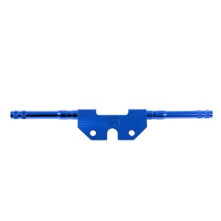 Blinkerhalter blau eloxiert Befestigung Strebe Blinkleuchten Halter mit M8 Gewinde für Simson S51 S50 S70