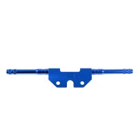 Blinkerhalter blau eloxiert Befestigung Strebe...