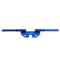 Blinkerhalter blau eloxiert Befestigung Strebe Blinkleuchten Halter mit M8 Gewinde für Simson S51 S50 S70