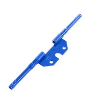 Blinkerhalter blau eloxiert Befestigung Strebe Blinkleuchten Halter mit M8 Gewinde für Simson S51 S50 S70
