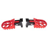 Eloxierte Cross Fußrasten rot für Simson S51 S50 KR51 Schwalbe Star Fussraste verschiedene Farben