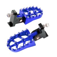 Eloxierte Cross Fußrasten blau für Simson S51 S50 KR51 Schwalbe Star Fussraste verschiedene Farben