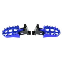 Eloxierte Cross Fußrasten blau für Simson S51 S50 KR51 Schwalbe Star Fussraste verschiedene Farben
