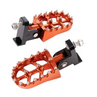 Eloxierte Cross Fußrasten orange für Simson S51 S50 KR51 Schwalbe Star Fussraste verschiedene Farben