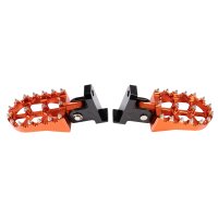Eloxierte Cross Fußrasten orange für Simson S51 S50 KR51 Schwalbe Star Fussraste verschiedene Farben