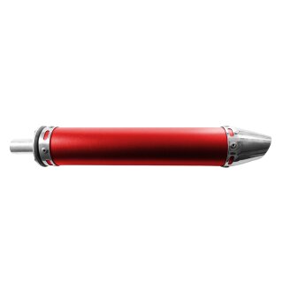Schalldämpfer rot / schräg Tuning Auspuff für Simson S51 S50 S70 KR51/2 Schwalbe SR50 S53 Tüte