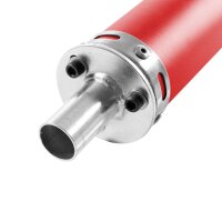 Schalldämpfer rot / schräg Tuning Auspuff für Simson S51 S50 S70 KR51/2 Schwalbe SR50 S53 Tüte