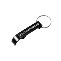 Flaschenöffner "KultMopeds.de", schwarz -...