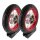 Set 2x Speichenrad rot poliert 2,15x12 Zoll + 2 CST Reifen für Simson SR50 SR80 Roller SD50 Albatros