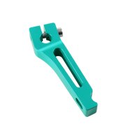 ZT Tuning CNC Bremshebel hinten, türkis mit ABE für Simson S50 S51 S70 SR50 KR51/2 Schwalbe SR4-4 Habicht SR4-3 Sperber Duo