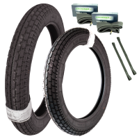 Reifen Set Heidenau K34 Reifen Set für Simson AWO 425 Sport 3,25 + 3,50x18 62H + 62S 18 Zoll