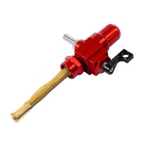 CNC Benzinhahn rot 400ml+ Durchfluss für Simson S51 S50 S53 S70 S83 Star 6mm Kraftstoffhahn Filter