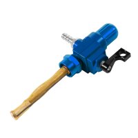 CNC Benzinhahn blau 400ml+ Durchfluss für Simson S51 S50 S53 S70 S83 Star 6mm Kraftstoffhahn Filter