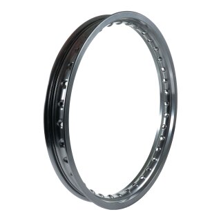 Felge Alu 1,50x16 titan grau für Simson S51 KR51 Schwalbe S50 S53 Spatz Star Sperber Spatz Habicht Duo Alufelge