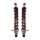 Federbeine rot für Simson S51 S50 S70 Enduro Tuning Stoßdämpfer Federung hinten 36cm 360mm