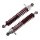 Federbeine rot für Simson S51 S50 S70 Enduro Tuning Stoßdämpfer Federung hinten 36cm 360mm