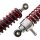 Federbeine rot für Simson S51 S50 S70 Enduro Tuning Stoßdämpfer Federung hinten 36cm 360mm
