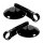 Premium CNC Lenker Spiegel schwarz für Simson Schwalbe KR51 S51 S50 S70 Sport S53 Aprilia Suzuki Gilera ATU Agility Harley Davidson, Moto Guzzi, Indian CafeRacer Rückspiegel E-Prüfzeichen