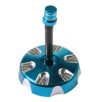 Alu CNC Tuning Tankdeckel türkis eloxiert 40mm +...